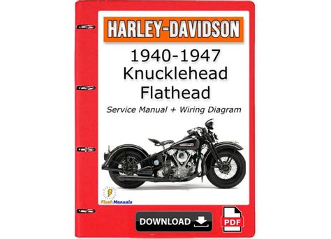 Harley Davidson Knucklehead 1941 Repair Service Manual