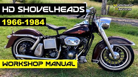 Harley Davidson Shovelheads 1966 1984 Service Repair Manual