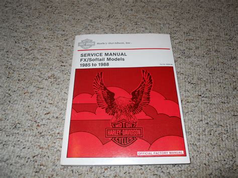 Harley Davidson Softail 1985 Repair Service Manual