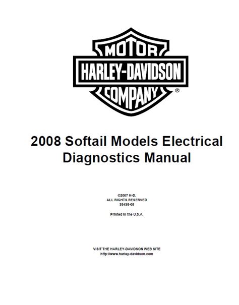 Harley Davidson Softail 2008 Factory Service Repair Manual