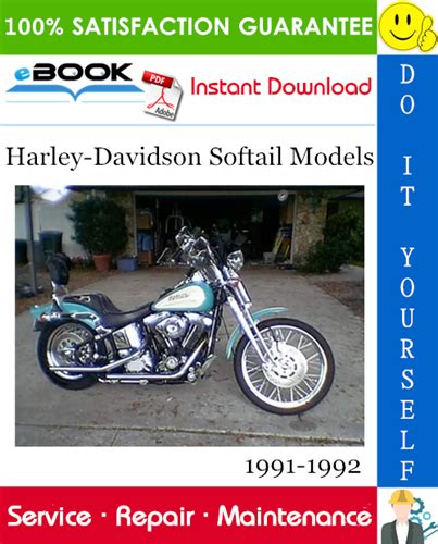 Harley Davidson Softail Models Workshop Service Repair Manual Download 1991 1992