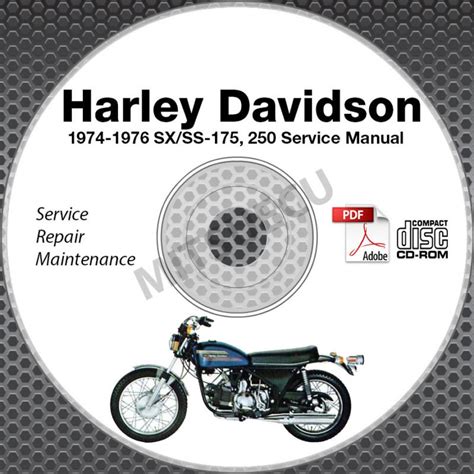 Harley Davidson Ss 175 1976 Factory Service Repair Manual