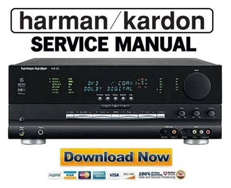 Harman Kardon Avr325 Avr 325 Service Manual Repair Guide