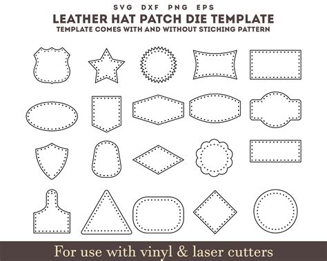 Hat Patch Templates