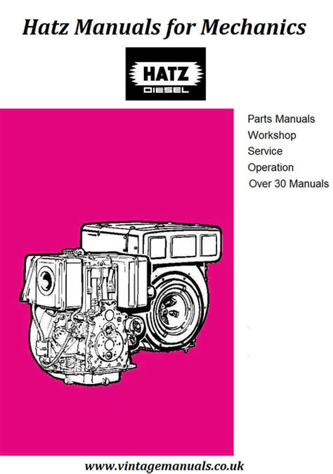 Hatz E Es Series Diesel Workshop Manual