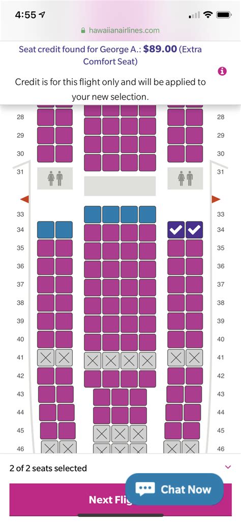 Hawaiian Airlines Seating Chart