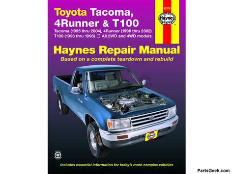 Haynes 2001 Toyota Tacoma Service Manual