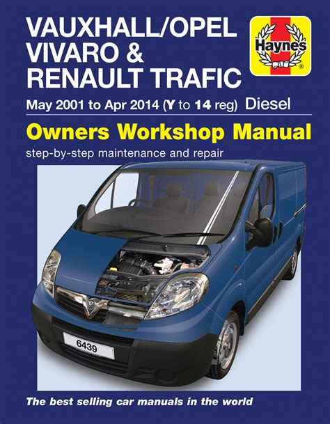 Haynes Manual Vauxhall Vivaro