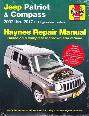 Haynes Manual08 Jeep Patriot Limited