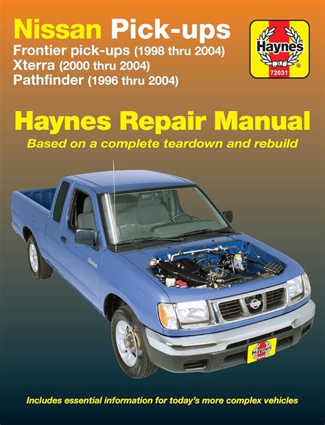 Haynes Repair Manual Nissan Frontier 2001