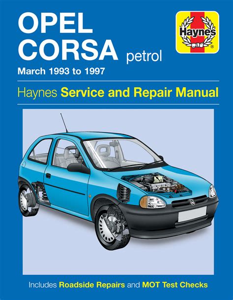 Haynes Repair Manual Opel Corsa 1999