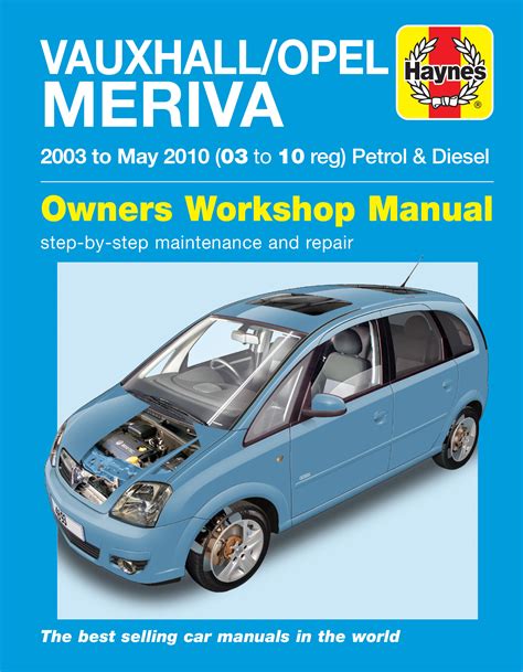 Haynes Repair Manual Vauxhall Meriva