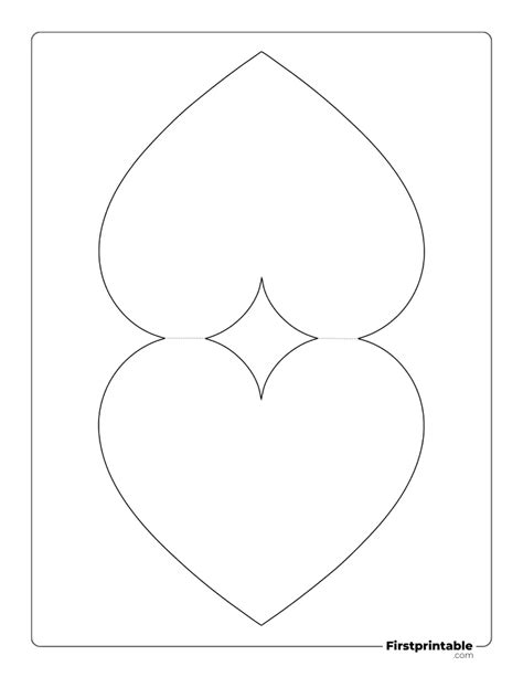 Heart Card Template