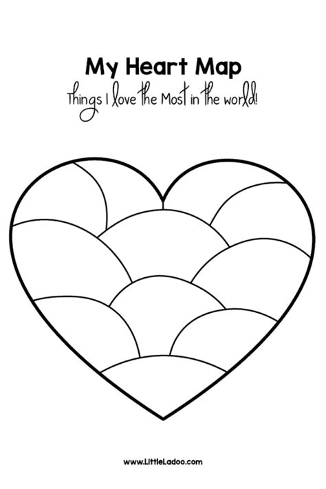 Heart Map Template