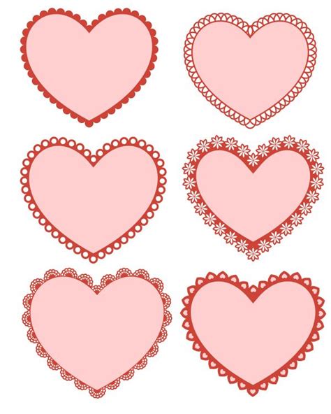 Heart Valentine Template