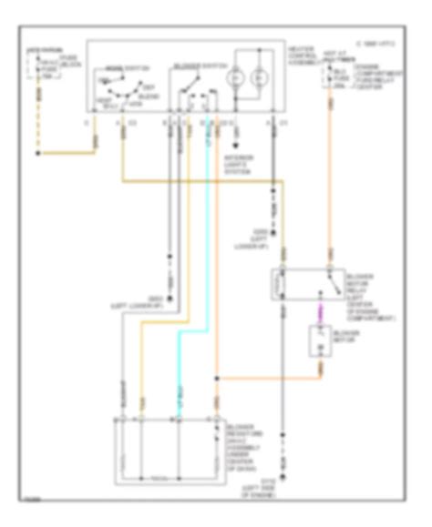 Heater Wiring Diagram 1996 Cavalier