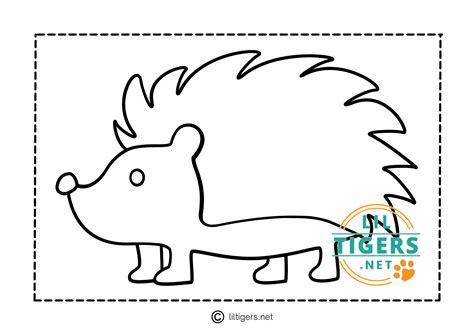 Hedgehog Template Printable