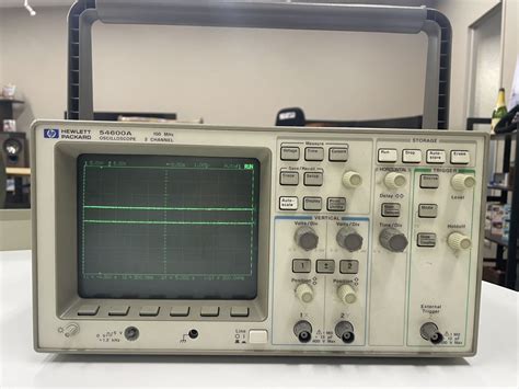 Hewlett Packard 54600a Oscilloscope Manual