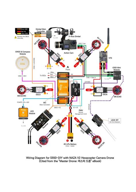 Hexacopter Wiring Schematic