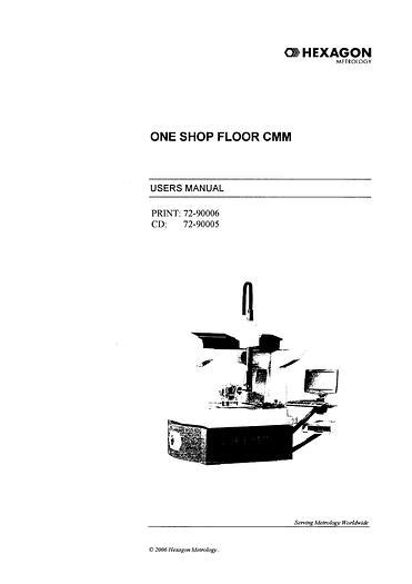 Hexagon Cmm Manual