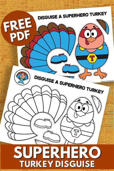 Hide The Turkey Template