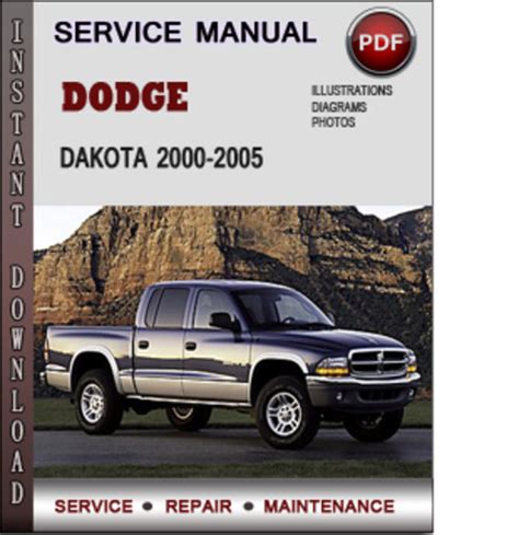 High Def 2000 Factory Dodge Dakota Shop Repair Manual