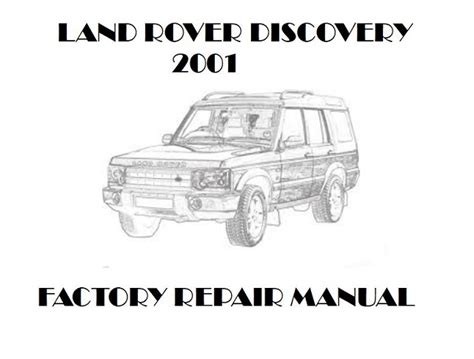 High Def 2001 Factory Land Rover Discovery Repair Manual