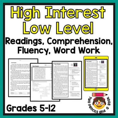 High Interest Low Reading Level Short Stories Printable