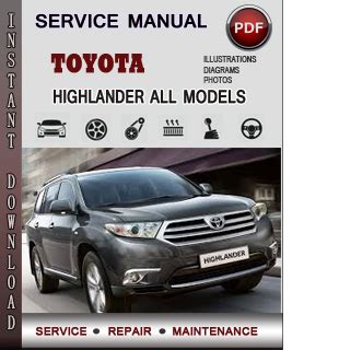 Highlander 2008 2011 Factory Service Repair Manual Download