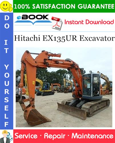 Hitachi Ex135ur Excavator Service Manual Set