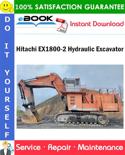 Hitachi Ex1800 2 Excavator Service Manual Set