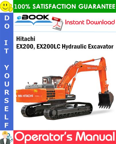 Hitachi Ex200 Ex200lc Operators Manual