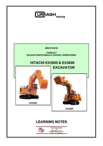 Hitachi Ex2500 6 Excavator Service Repair Workshop Manual Download