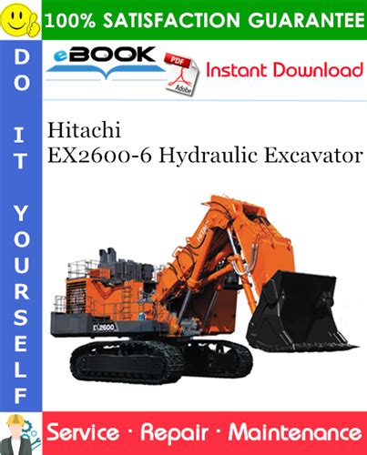 Hitachi Ex2600 6 Hydraulic Excavator Service Repair Manual Instant Download