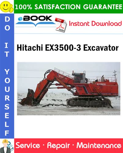 Hitachi Ex3500 3 Excavator Service Repair Manual Instant