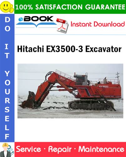 Hitachi Ex3500 3 Excavator Service Repair Manual Instant Download