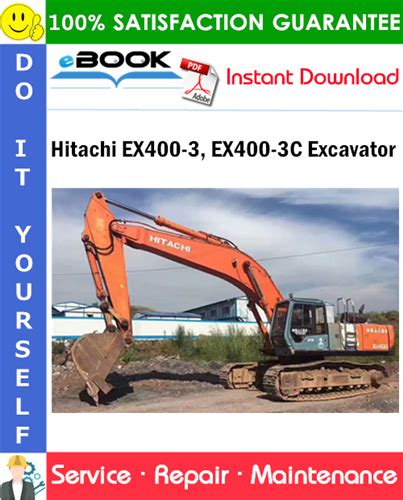 Hitachi Ex400 3 Ex400 3c Excavator Service Repair Manual Instant Download