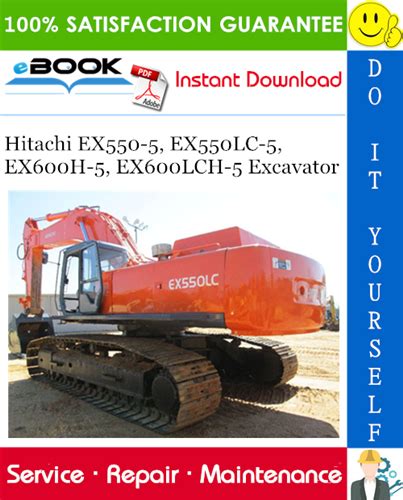 Hitachi Ex550 5 Ex550lc 5 Ex600h 5 Ex600lch 5 Excavator Service Repair Manual Download