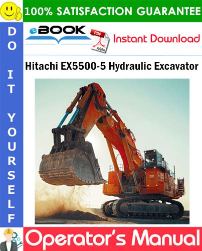 Hitachi Ex5500 5 Excavator Operators Manual