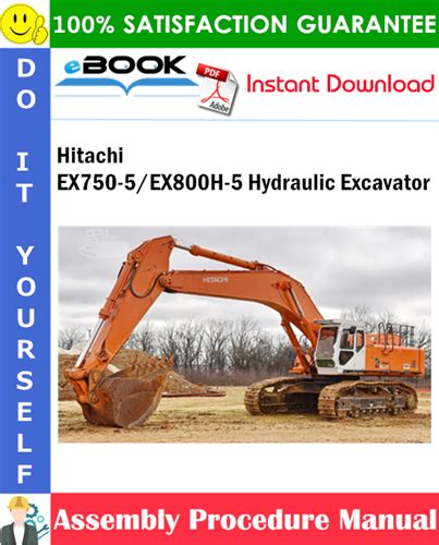 Hitachi Ex750 5 Ex800h 5 Excavator Service Repair Manual Instant Download