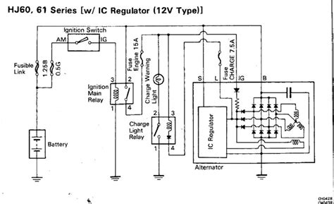 Hj75 Alternator Wiring Diagram