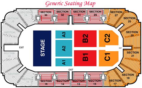 Hobart Arena Seating Chart