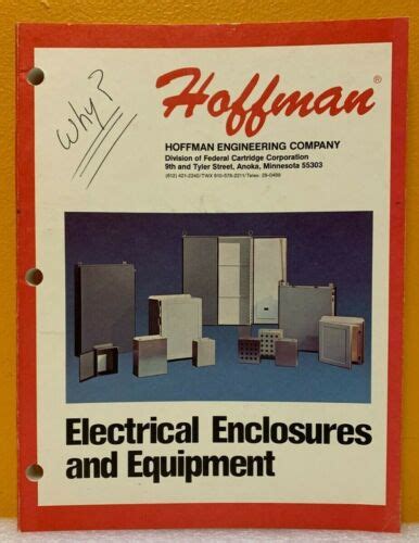 Hoffman Electrical Enclosures Catalog