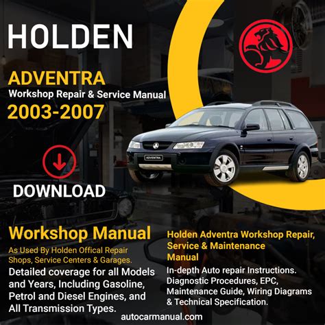 Holden Commodore Adventra Workshop Manual