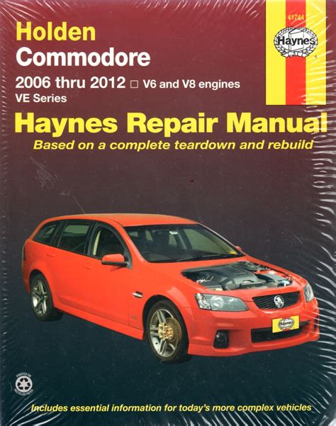 Holden Commodore Ve 2006 2013 Workshop Service Repair Manual