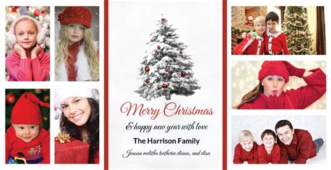 Holiday Photo Card Templates Free