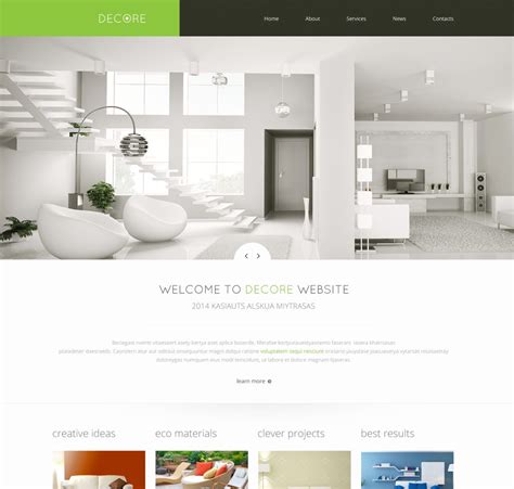 Home Decor Website Template