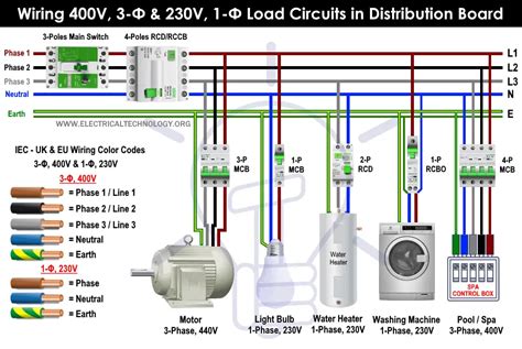 Home Electrical Wiring Diagrams Volts 230