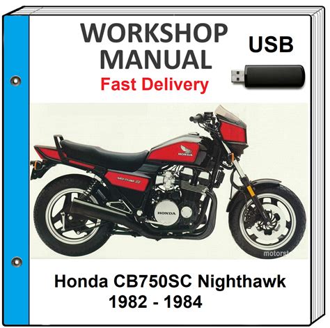 Honda 1982 2003 Cb750sc Nighthawk 750 Motorcycle Workshop Repair Service Manual 10102 Quality