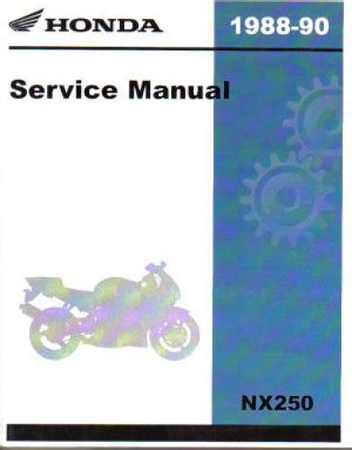 Honda 1988 1990 Nx250 Motorcycle Workshop Repair Service Manual 10102 Quality